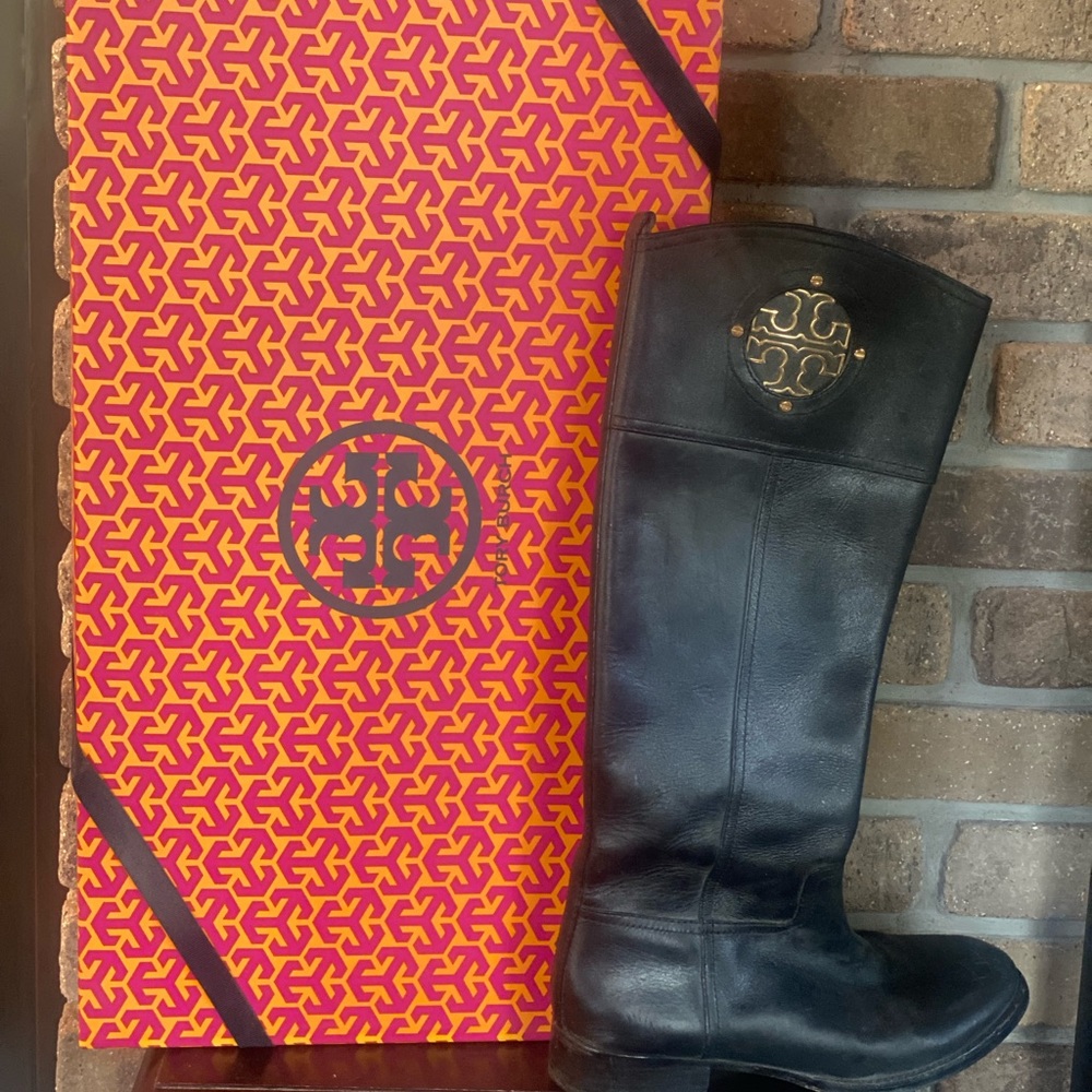 Tory Burch Classic Riding Boot. Gently used, with Original Box.